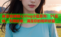 麻豆视频糖心Vlog小巨系列：91在线，无限能量，满足你的视听欲望