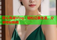 糖心风暴Vlog：轻松记录生活，分享精彩瞬间