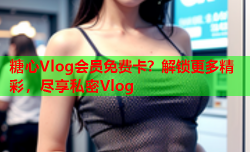 糖心Vlog会员免费卡？解锁更多精彩，尽享私密Vlog