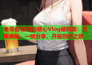 老哥都在用的糖心Vlog破解版：无限编辑，一键分享，开启创作之旅