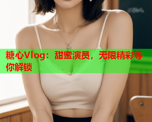 糖心Vlog：甜蜜演员，无限精彩等你解锁  第1张